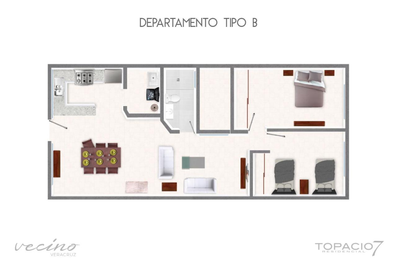 Topacio7 Residencial Boca del Río Buitenkant foto